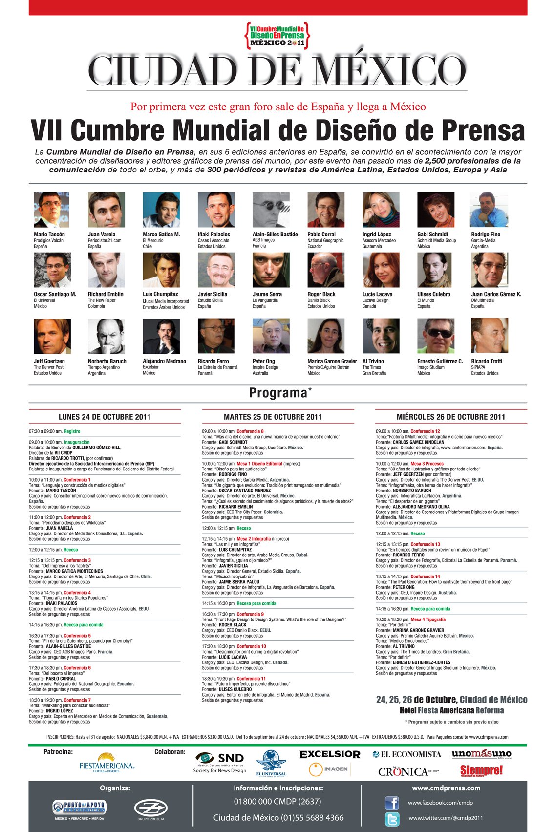Ver el Programa de la VII Cumbre Mundial de Diseño en Prensa