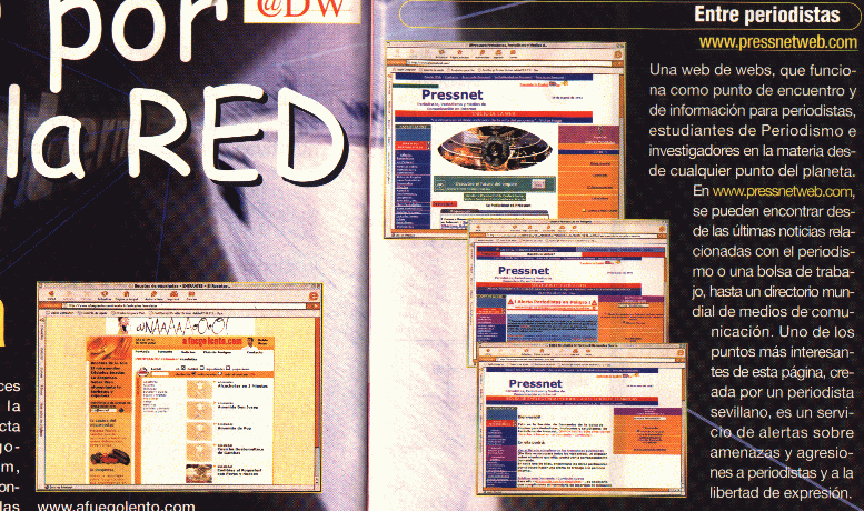 Revista Circular por Sevilla (N 15. Abril de 2002. Edicin Impresa. Detalle) / Pulse Aqu para Visitar su Web