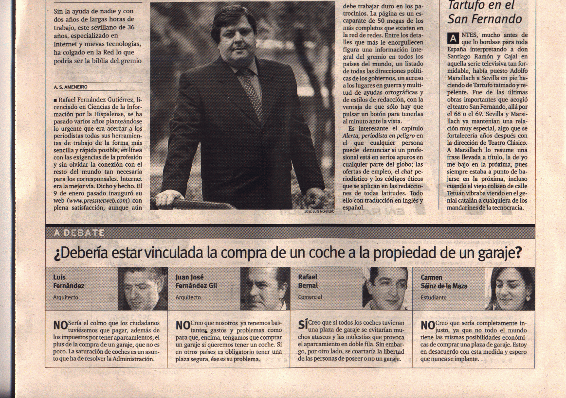 Diario de Sevilla (23-01-2002) B / Pulse Aqu para Visitar su Web