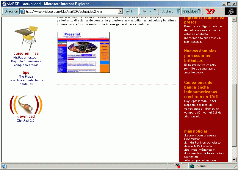 vaBCP el Club (18-01-2002) B / Pulse Aqu para Visitar su Web